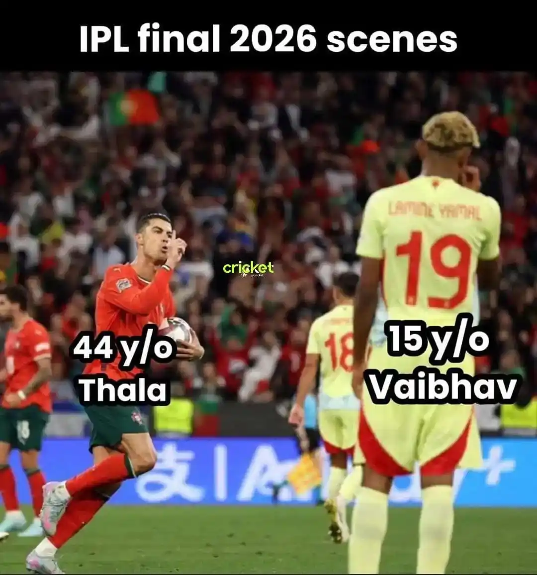 Image from Cricket World: Thala uncle can do this 🥹...