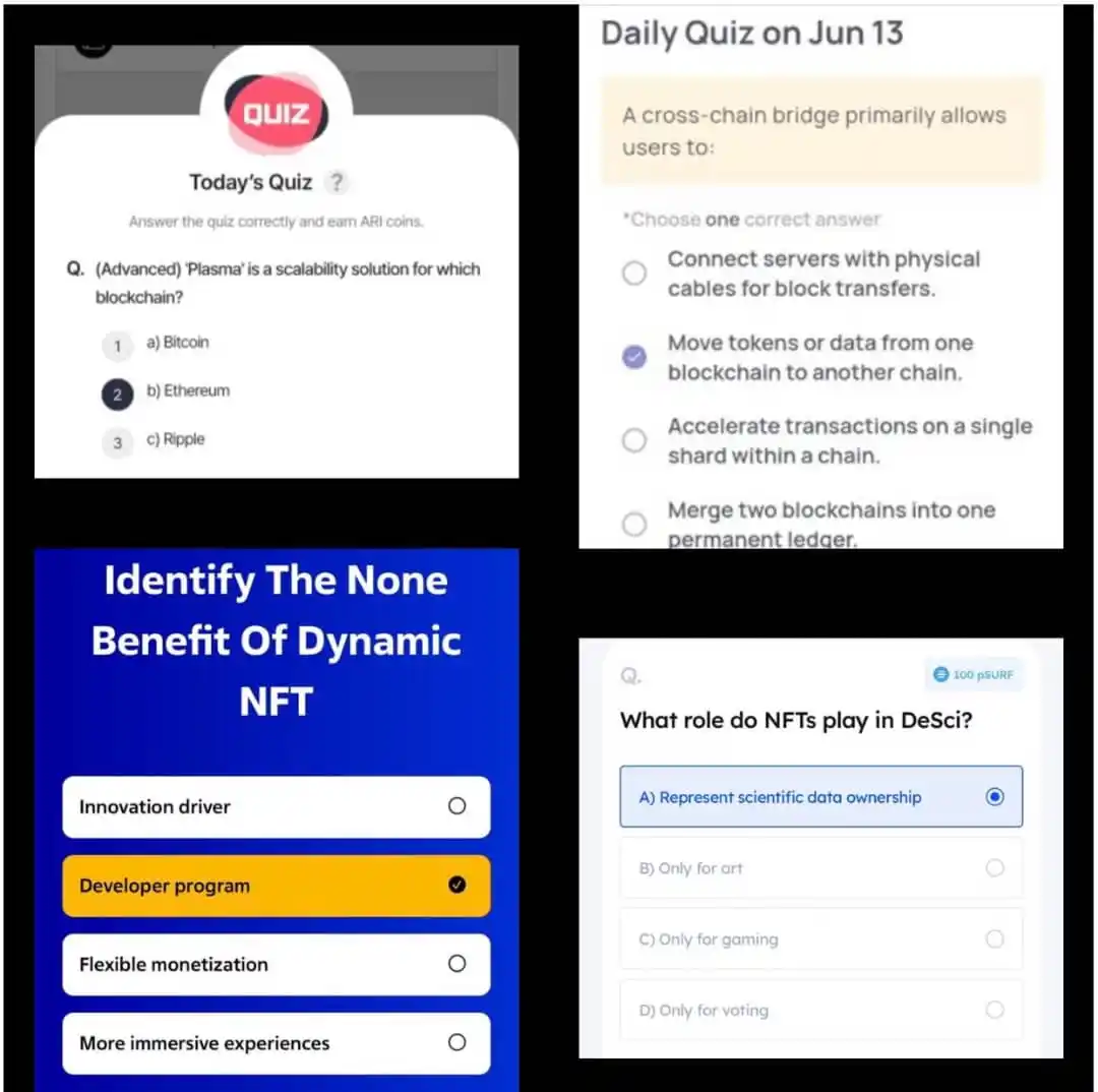 Image from AFOO Of Nigeria Crypto Hub: TODAY'S QUIZ ANSWERS ✅ - XENEA: (B) ✅ - ARI WALLET: (B) ✅ - MARINA PR...