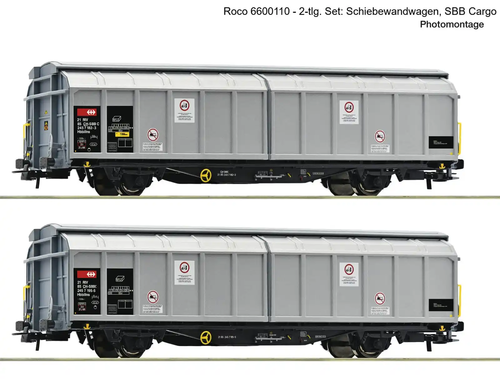 Image from besserePreise.com - Spur H0 Modellbahnen: ⚠️ Tolle eingetroffene *Spur H0* *Neuheit* 💥 🆕 Roco 6600110 - 2-tlg...