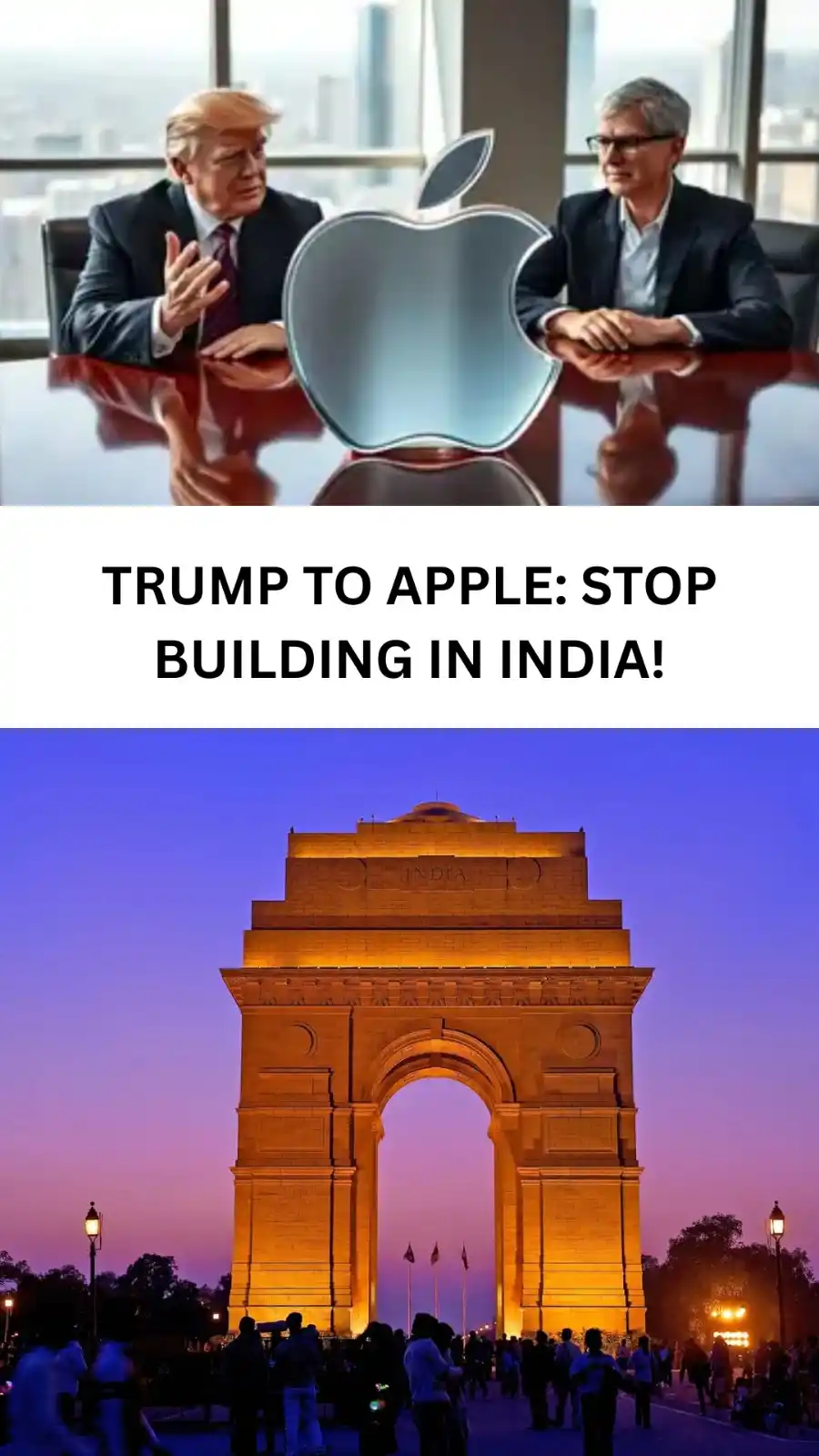 Image from 📚 Free Courses 📚: TRUMP TO APPLE: STOP BUILDING IN INDIA! What do you think? Should Ap...