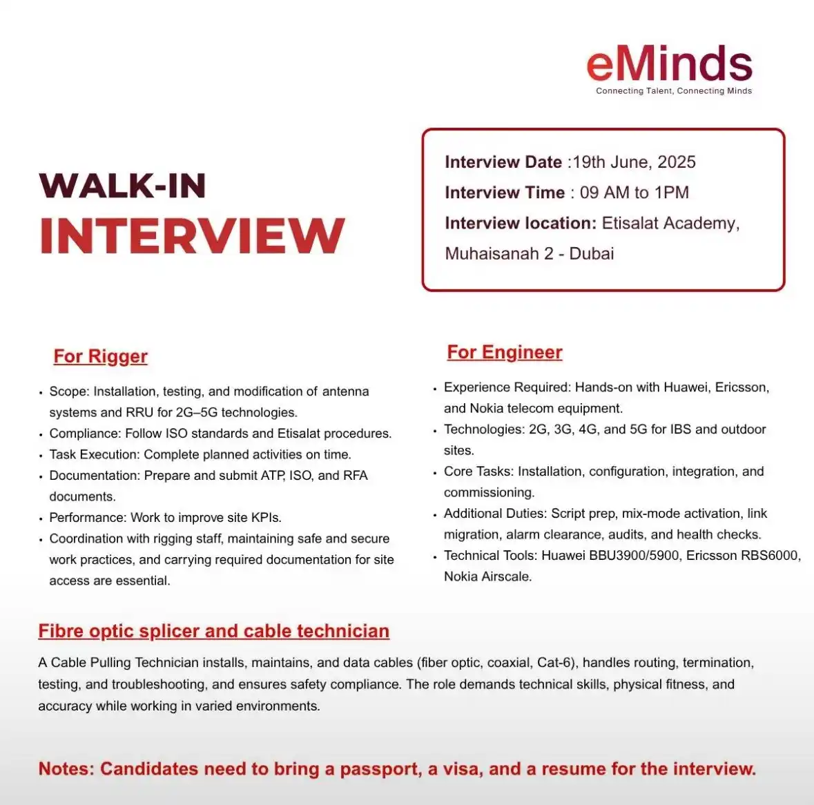 Image from WorldWide Job Links 🌐: 📢 Walk-In Interviews at Etisalat Academy – Calling All Mobile Telecom...