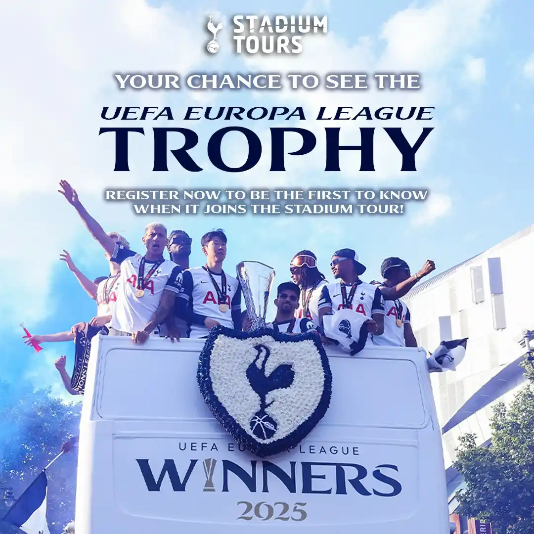 Image from Tottenham Hotspur: Want to see the UEFA Europa League Trophy? 🏆🤩 Register now to be th...