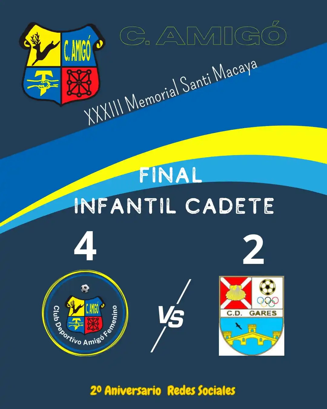 Image from Club Deportivo AmigΓ³ Femenino: ππππππ πππ¦π¨π«π’ππ₯ πππ§ππ’ πππππ²π | Campeonas infa...