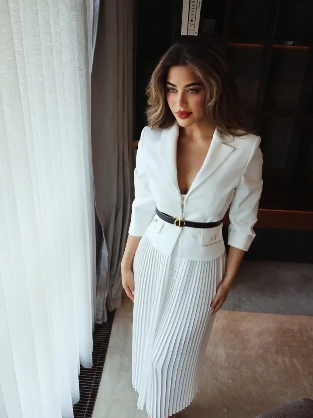 Image from FilFan.com: 📸 يارا السكري تلفت أنظار متابعيها في أحدث ظهور. إيه رأيكم في إطلالتها...