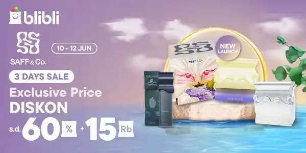 Image from Blibli Affiliate Official: *✨ 3 DAYS SALE dari SAFF & Co* Waktunya tampil makin percaya diri den...