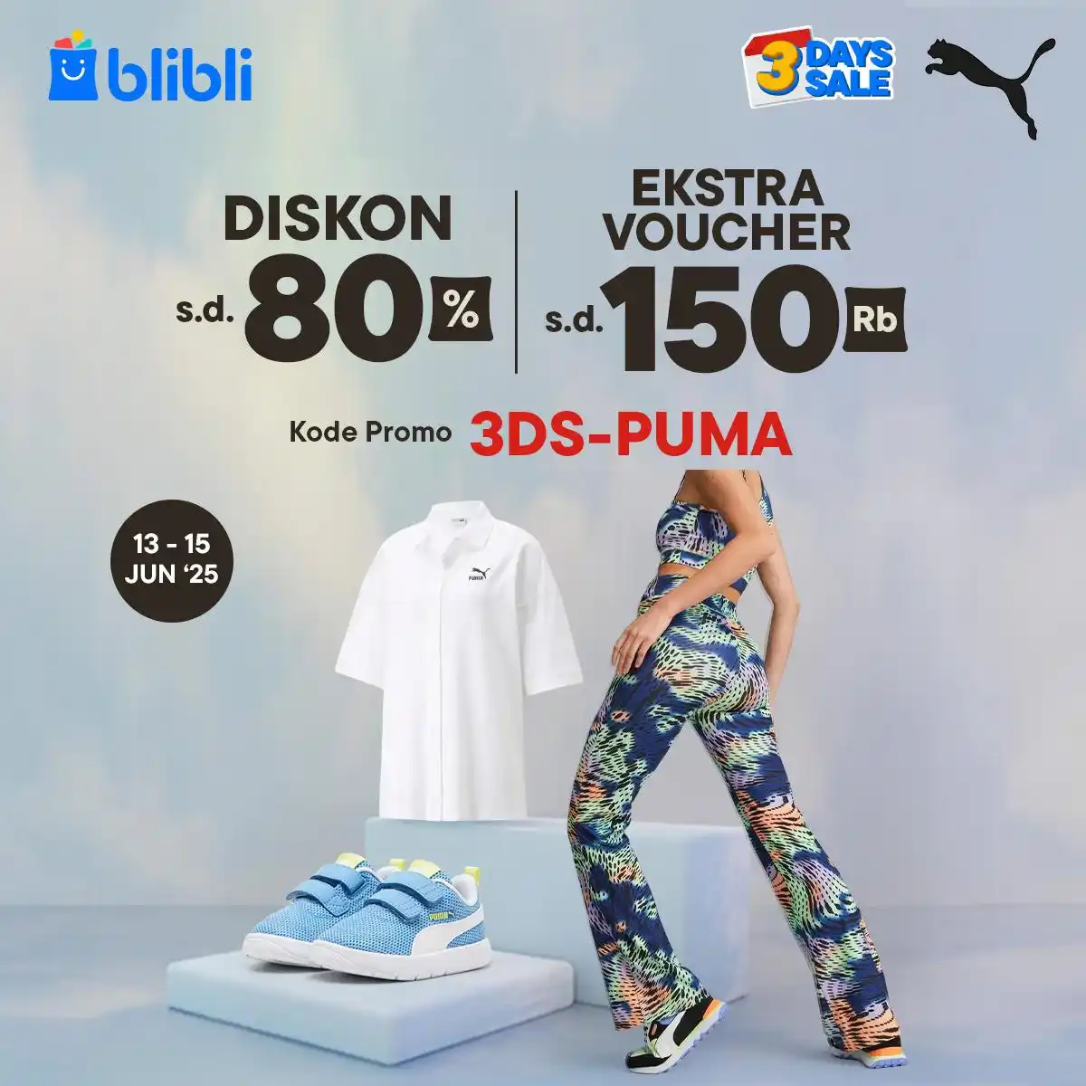 Image from Blibli Affiliate Official: *🔥 3 DAYS SALE SPESIAL PUMA!* Waktunya upgrade gaya & performa kamu ...