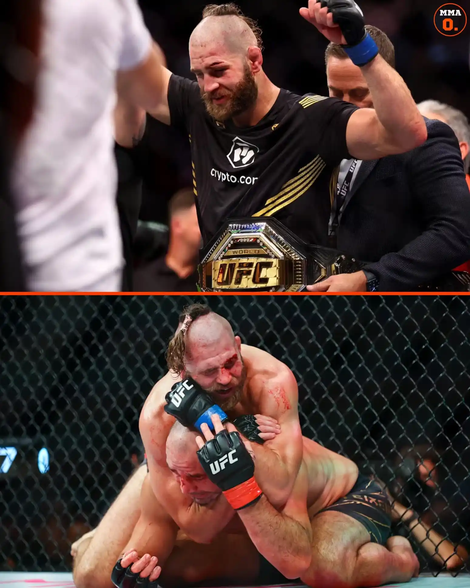 Image from MMA Orbit: 3 years ago today, Jiri Prochazka submitted Glover Teixeira in round f...