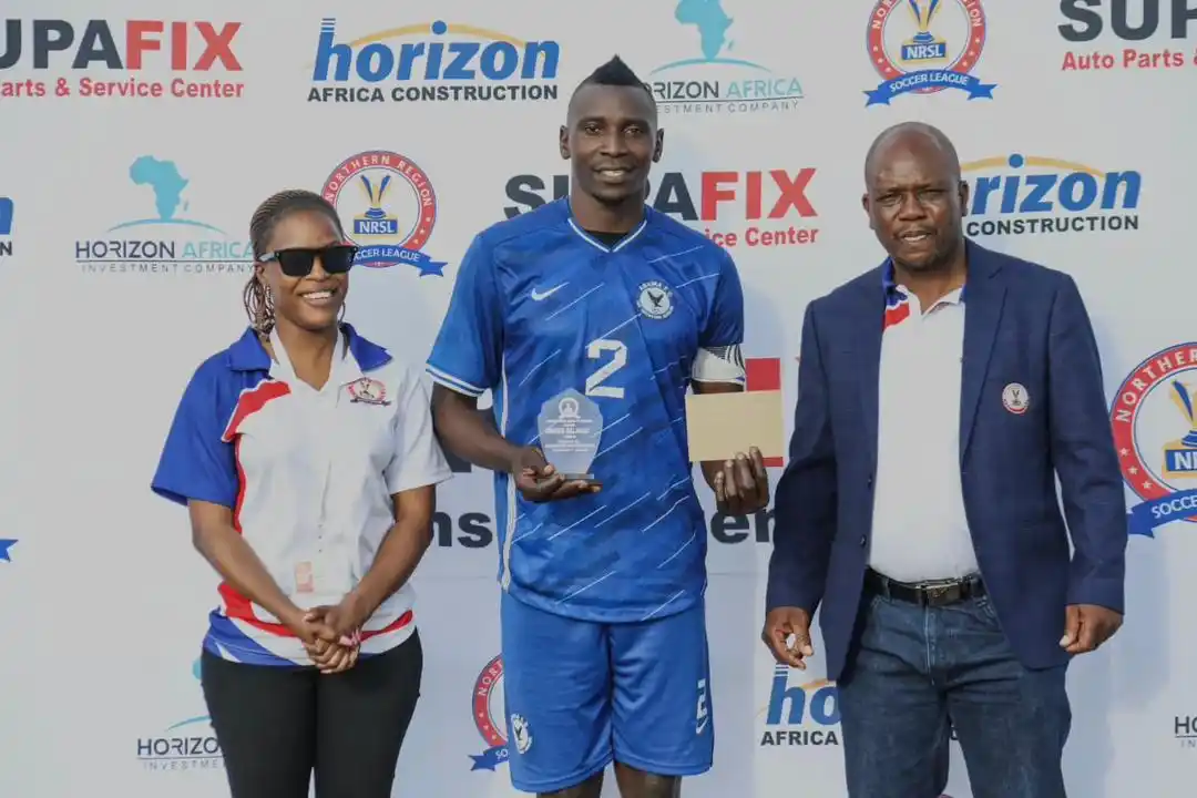 Image from ZW ZIMSPORTS CONNECT 🇿🇼: Agama striker Tinashe Balakasi scooped the Northern Region Soccer Leag...