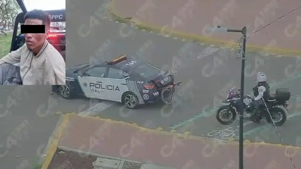 Image from Periódico AM 📰 Última Hora : *¡Ahora sí agarraron al ladrón!* Le roban su bicicleta, denuncia y P...
