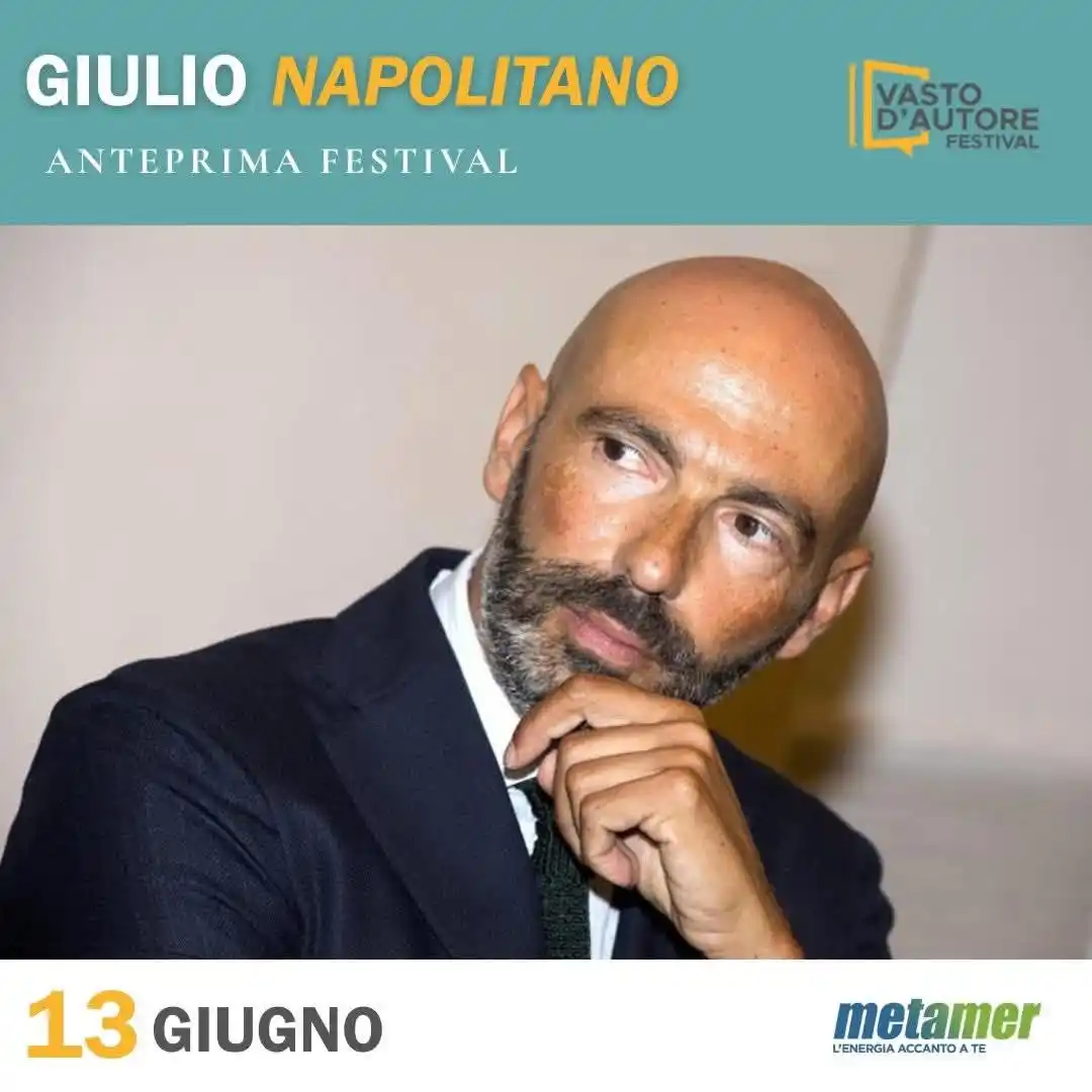 Image from Comune di Vasto: Al Vasto D'autore Festival il 13 giugno alle ore 19.30 a Palazzo d’Ava...