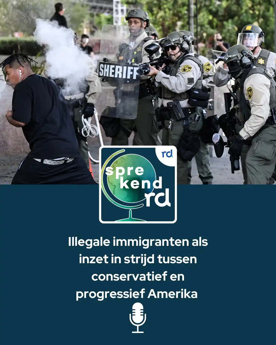 Image from Reformatorisch Dagblad: „Alle immigranten het land uit, behalve Achmed, want dat is een goede ...