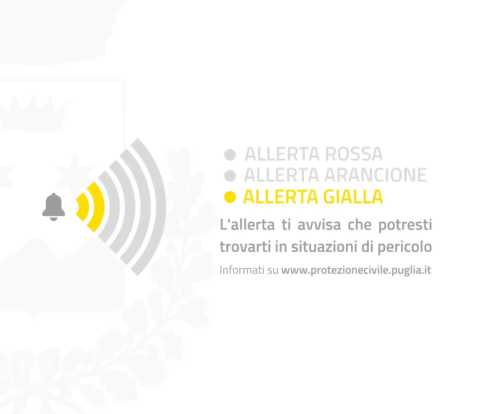 Image from Protezione Civile Putignano: 🟡 *Allerta GIALLA idrogeologica per Temporali dalle h00 del 29/05 per...