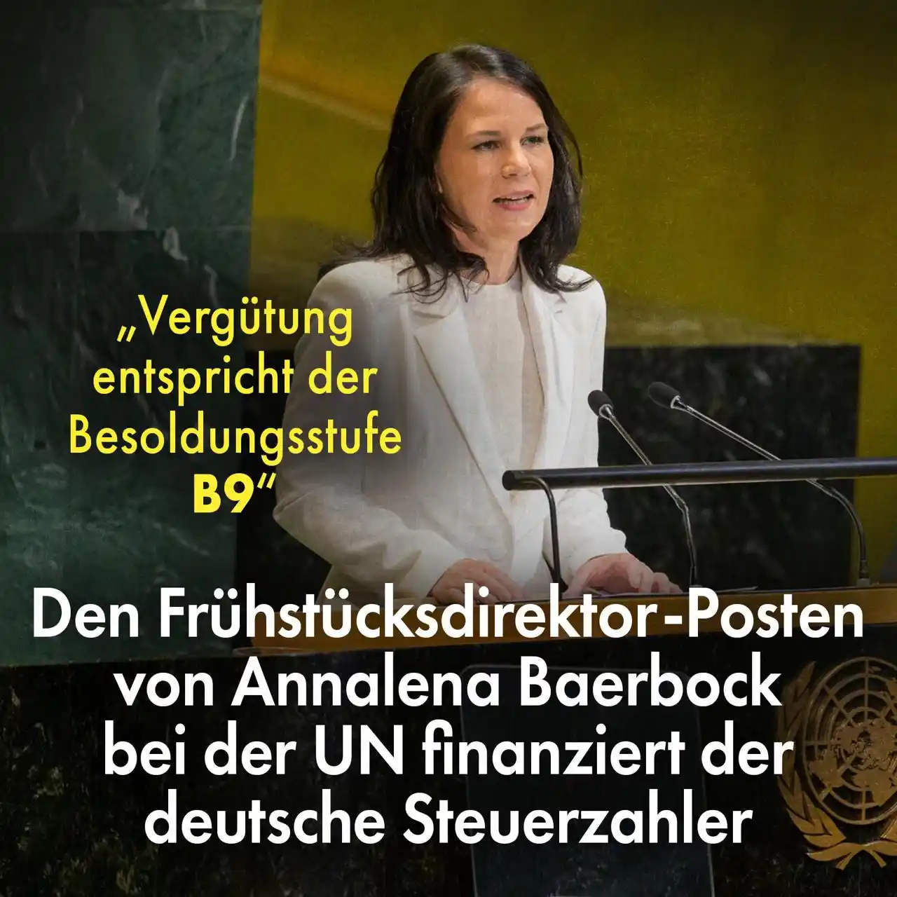 Image from AfD Bamberg: Annalena Baerbock wird im September dieses Jahres ihren neuen Posten a...