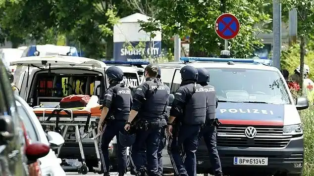Image from Daily Mail: Austrian school shooter sent mother a farewell video telling her his p...