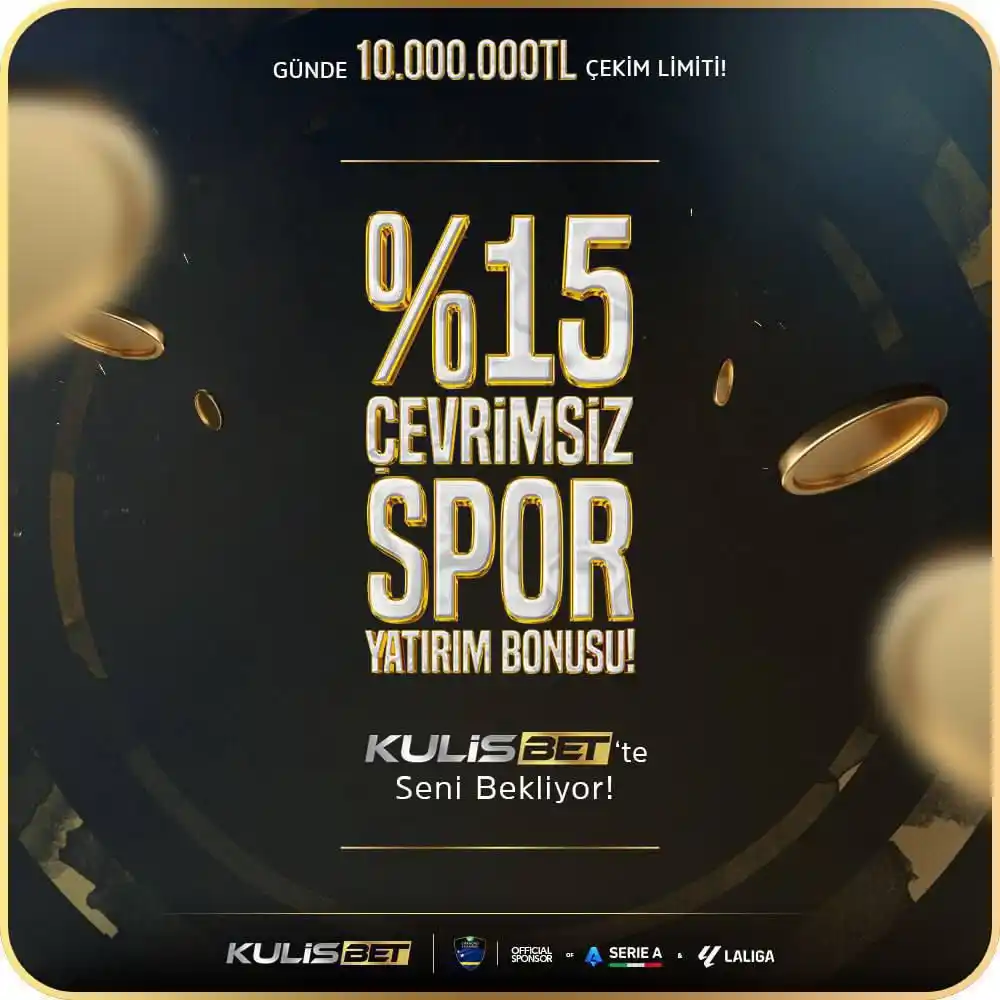 Image from KULİS: Bahis Heyecanı KULİSBET’TE Yaşanır ❕KULİSBET'E Özel %15 Yatırım Bonus...