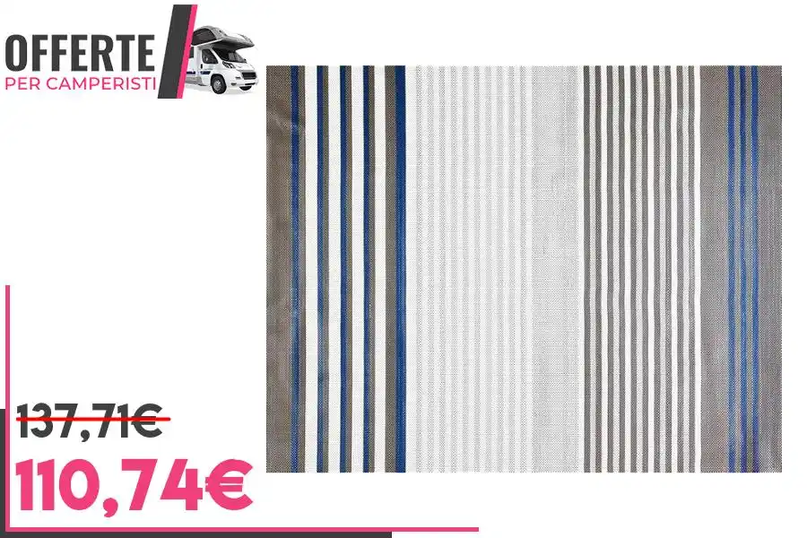 Image from OFFERTE per CAMPERISTI: *Brunner 0201148N.C64 Stuoia Kinetic 400 250x600 cm, Blu* 💰 *110,74€...