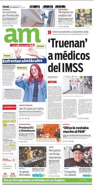 Image from Periódico AM  📰 Última Hora : ¡Buenos días!, hoy es *jueves 12 de junio del 2025* | 📰 Comienza tu d...