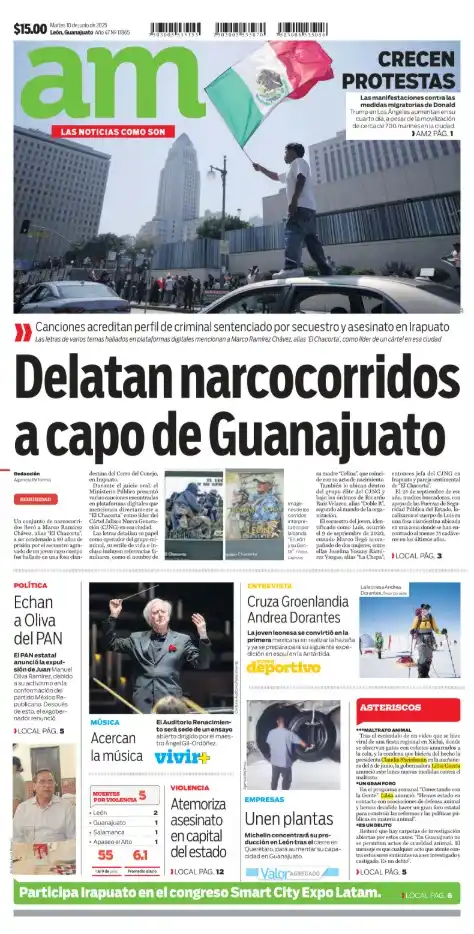 Image from Periódico AM 📰 Última Hora : ¡Buenos días!, hoy es *martes 10 de junio del 2025* | 📰 Comienza tu d...
