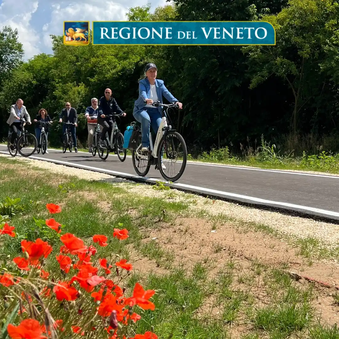 Image from Regione del Veneto 🦁: 🚴♀️ *Ciclovia Treviso-Ostiglia, percorribile anche il tratto tra Leg...