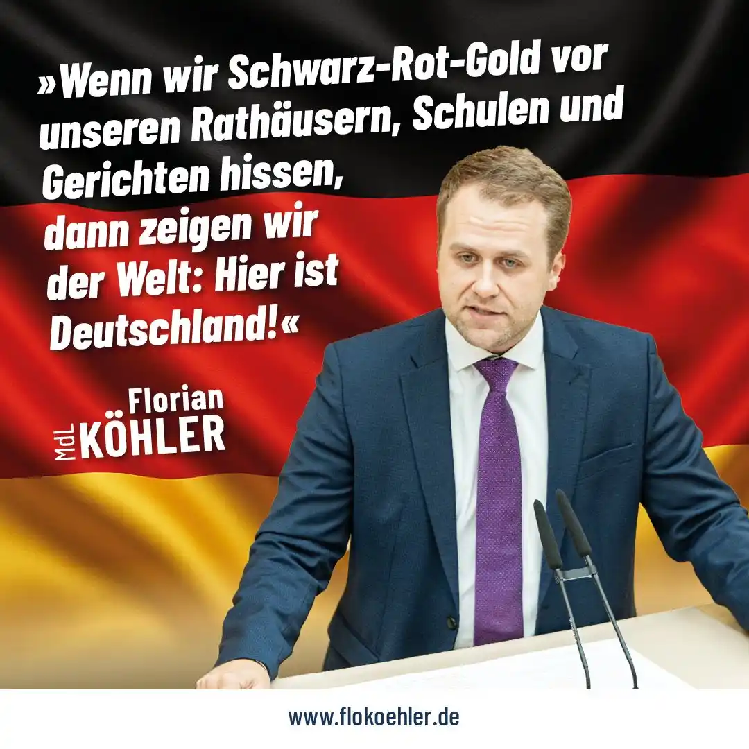 Image from AfD Bamberg: 🇩🇪 Schwarz-Rot-Gold begleitet Deutschland seit über 200 Jahren – vom...