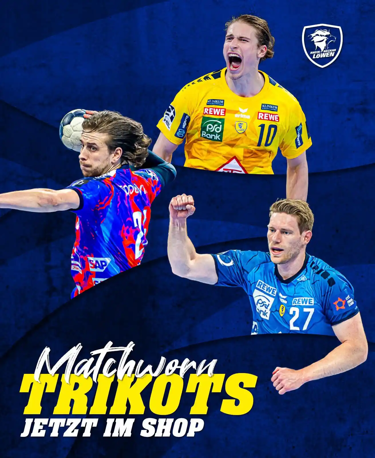 Image from Rhein-Neckar Löwen : 𝓓𝓮𝓲𝓷𝓮 𝓒𝓱𝓪𝓷𝓬𝓮 𝓪𝓾𝓯 𝓮𝓲𝓷 𝓤𝓷𝓲𝓴𝓪𝓽 🦁🎽 Ab jetzt find...