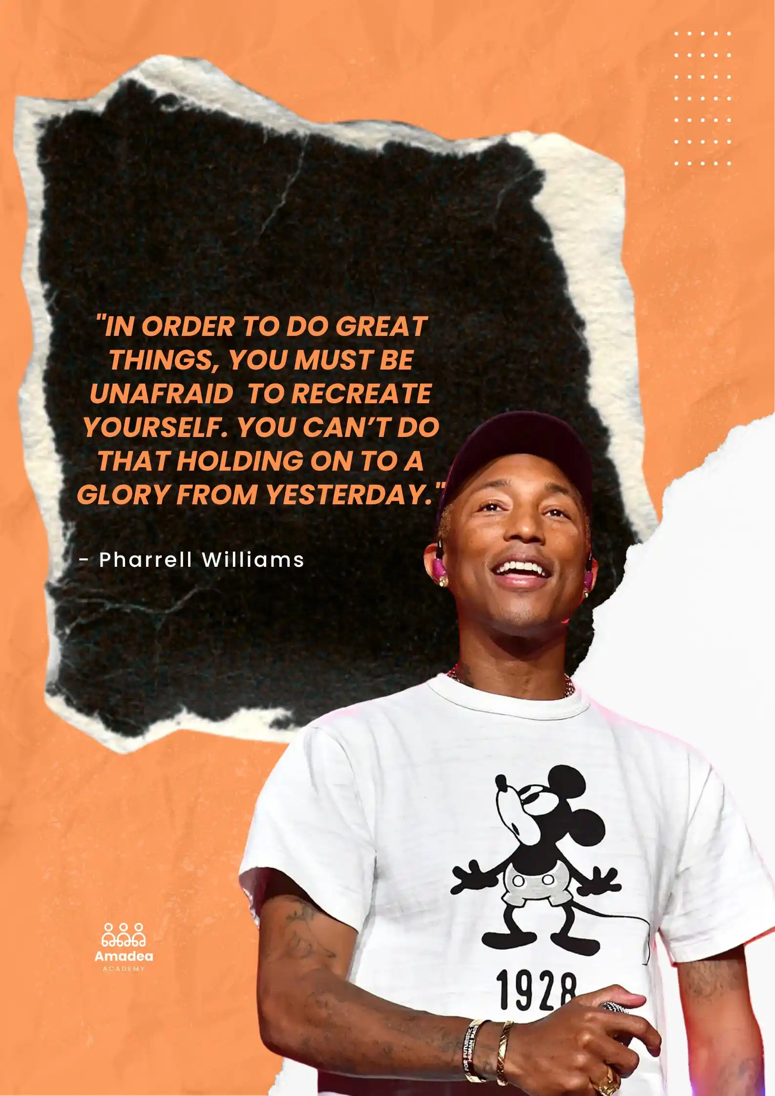 Image from Amadea Academy Limited: Did you know Pharrell Williams experiences synesthesia? He literally "...