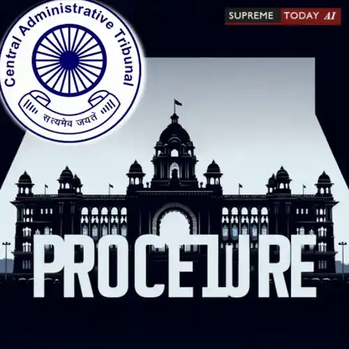 Image from Supreme Today AI: Disciplinary Procedure Violation: CAT Quashes Second Inquiry Appointme...