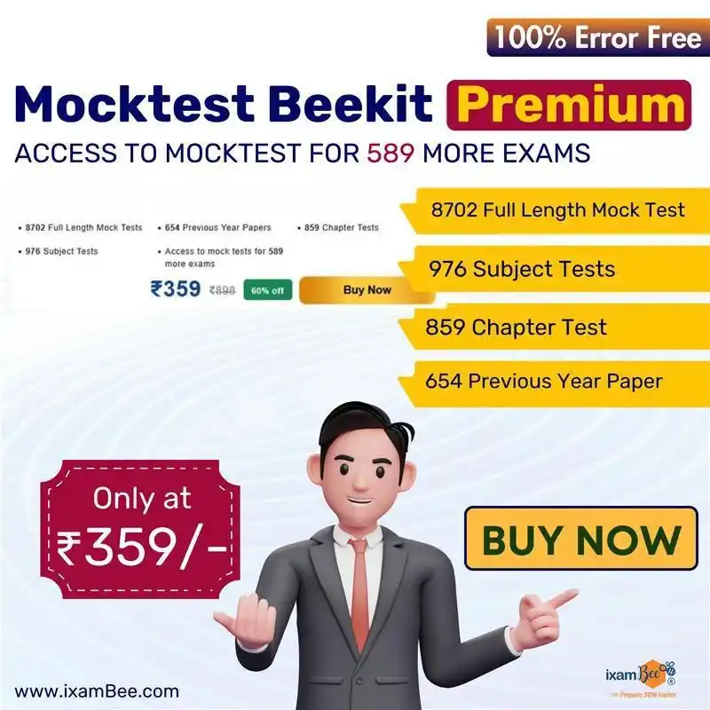 Mock Test @ixamBee 🐝🐝 post