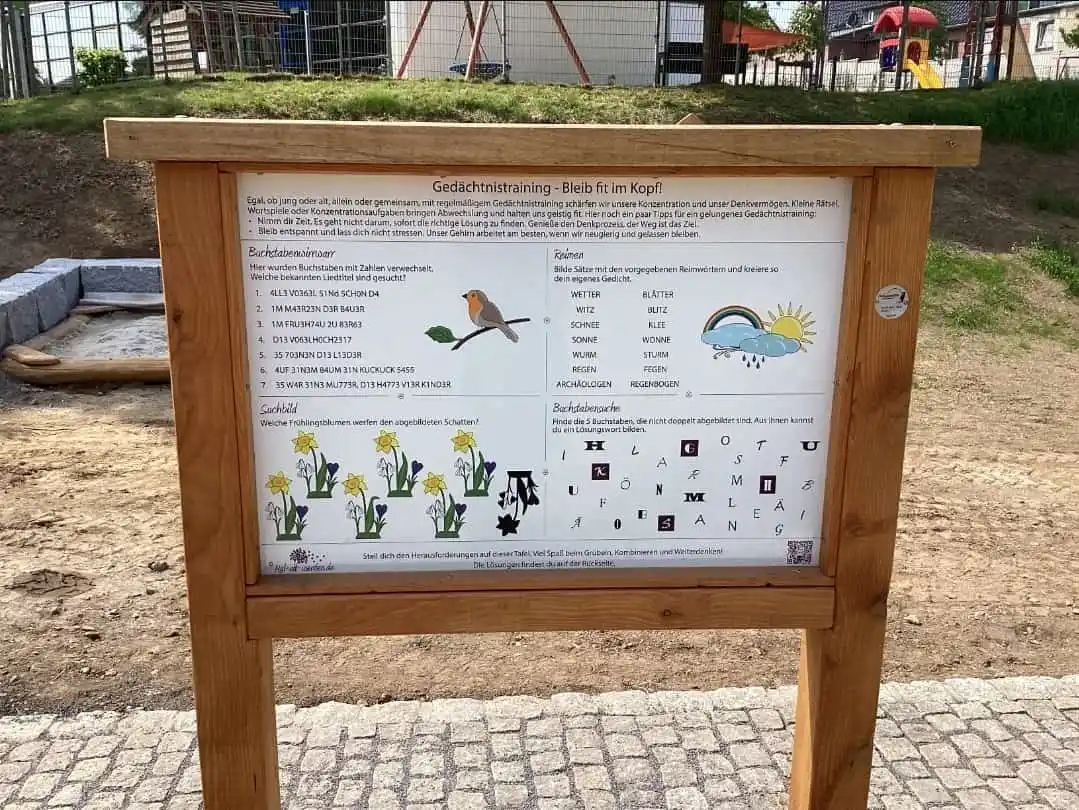 Image from Mal-alt-werden.de: Falls ihr mal in Kayna bei Zeitz vorbeikommt. Dort kann jetzt gerätsel...