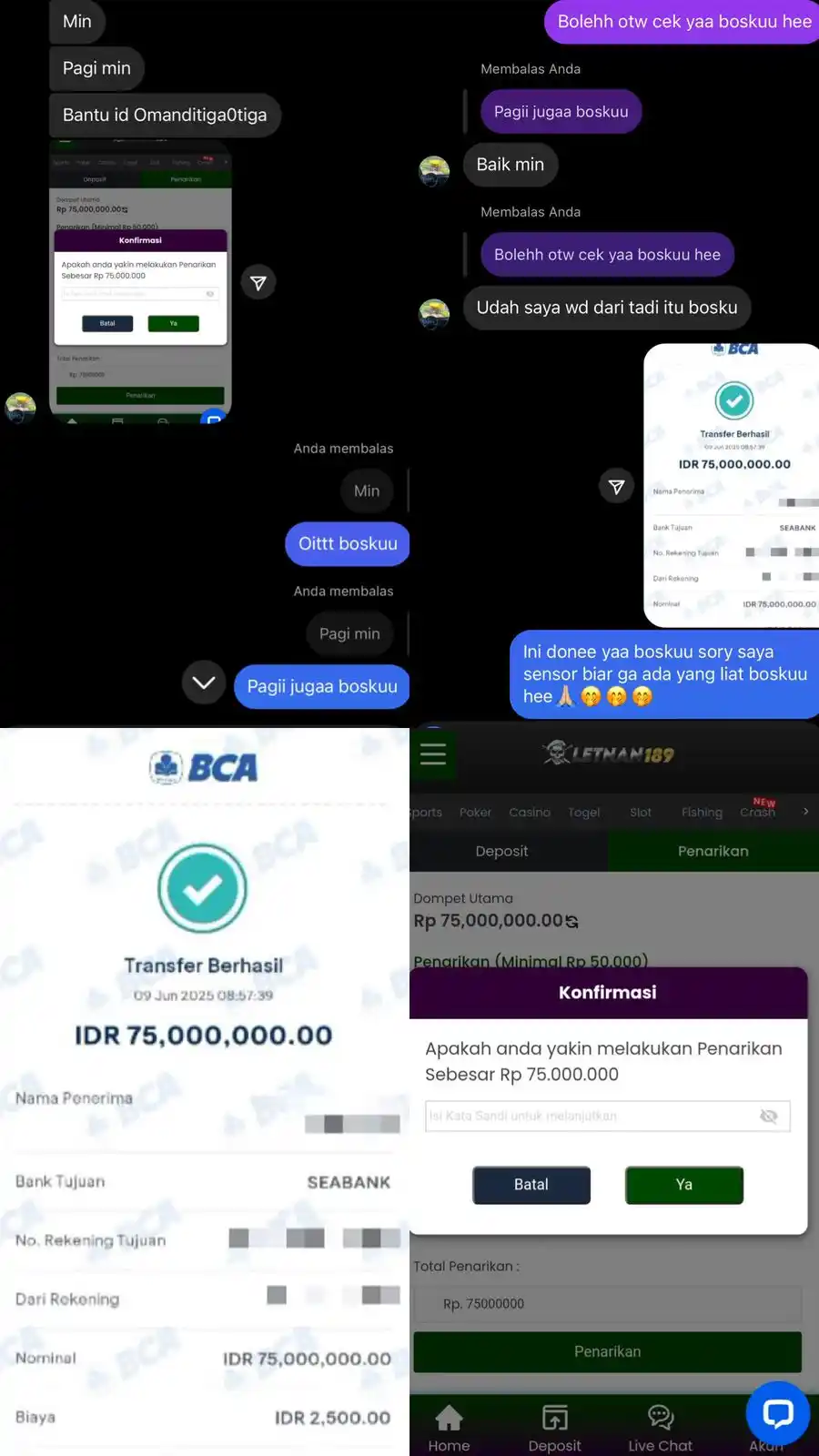 Image from Official.letnan189: gacor banget letnan189 pagi inj boys🤩...