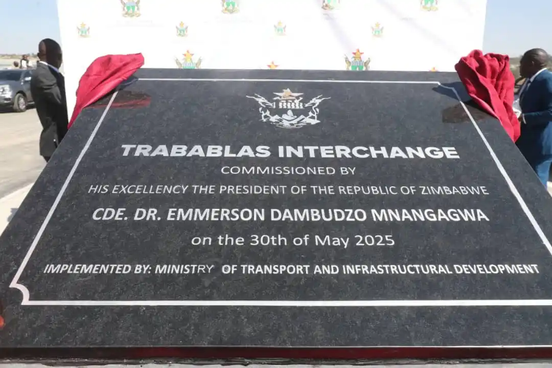 Image from Ministry of Transport and Infrastructural Development: His Excellency, President Cde Dr E.D Mnangagwa today commissioned the ...