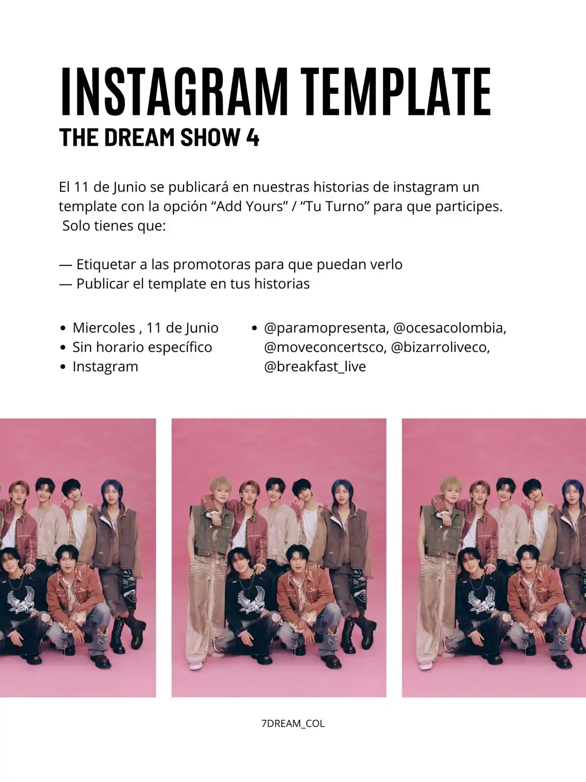 7DREAM COLOMBIA post