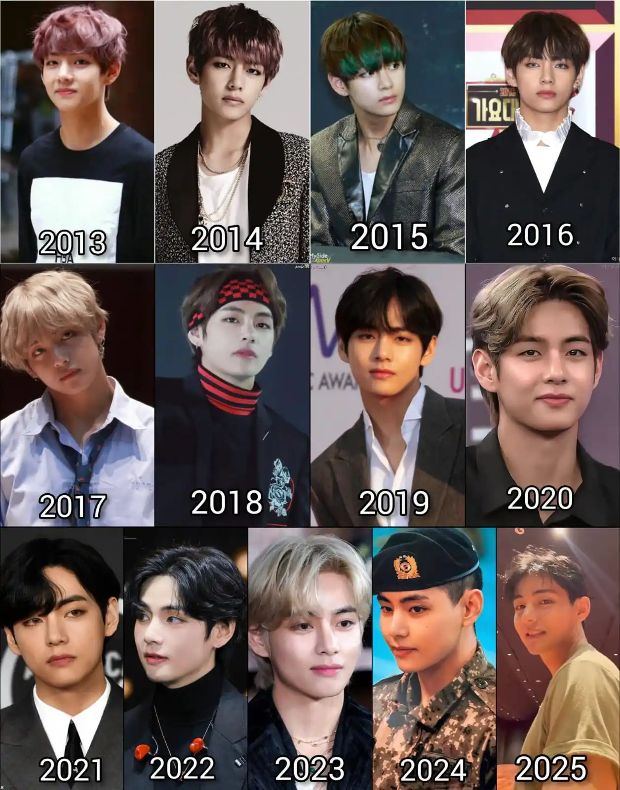 Image from Taehyung Updates¹: Hoy se cumplen 12 años desde que Taehyung comenzó su asombroso viaje c...