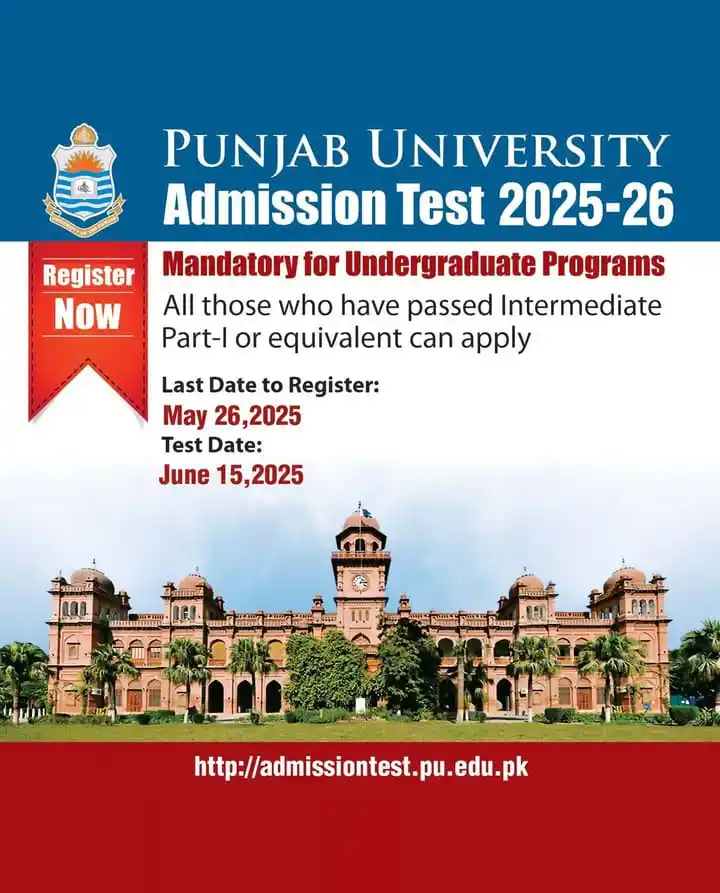 Image from PU AFFILIATED COLLEGES: http://admissiontest.pu.edu.pk...