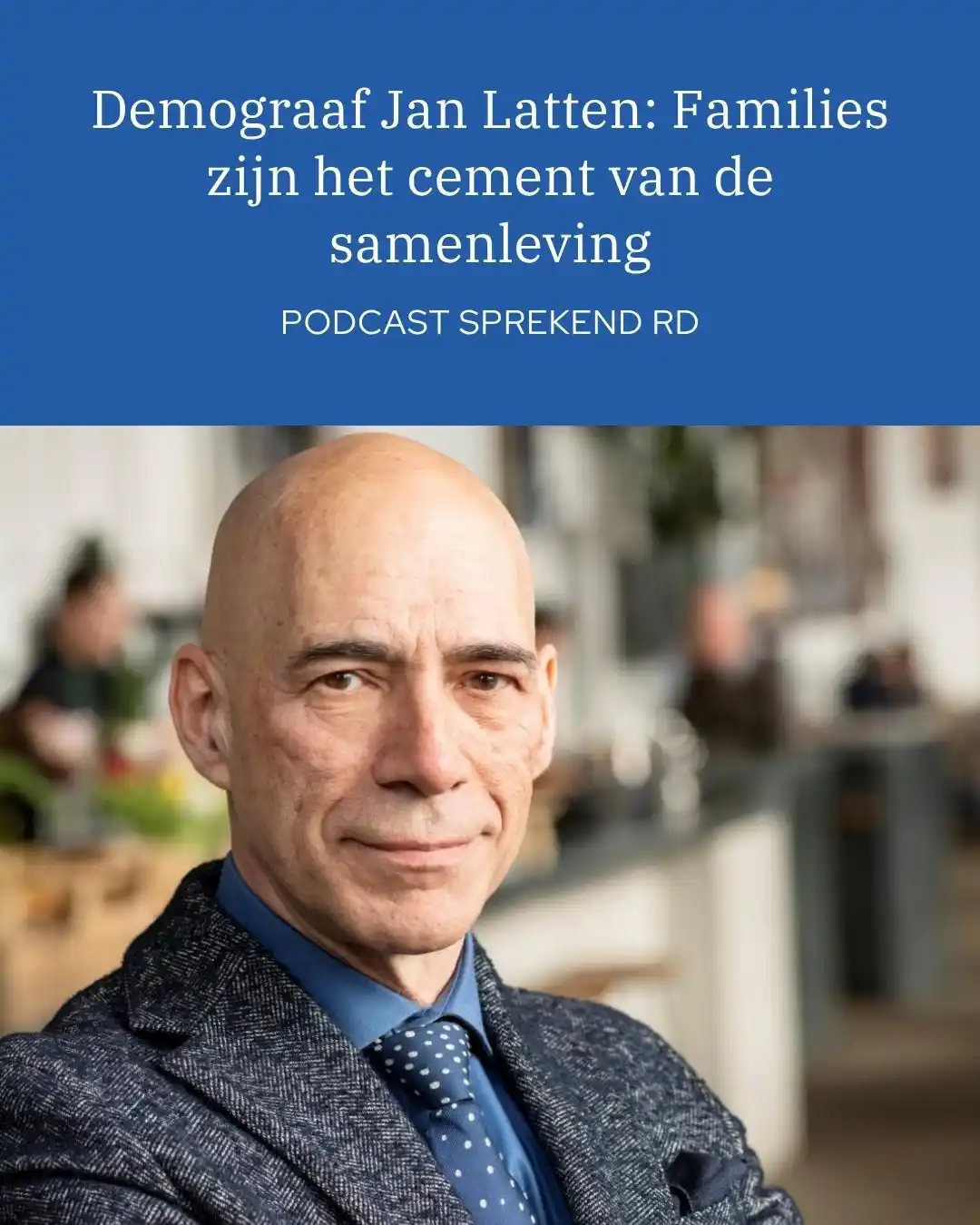 Image from Reformatorisch Dagblad: In de podcast Sprekend RD legt demograaf Jan Latten uit waarom hij vin...