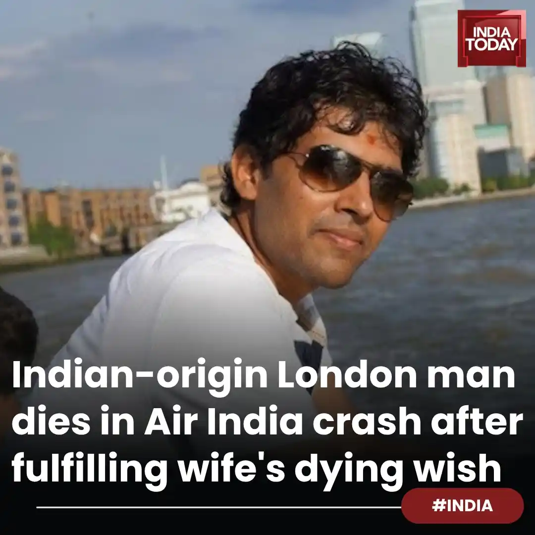 Image from India Today: *In Short:*   ➡️ Arjun Patolia travelled to Gujarat to immerse late wi...