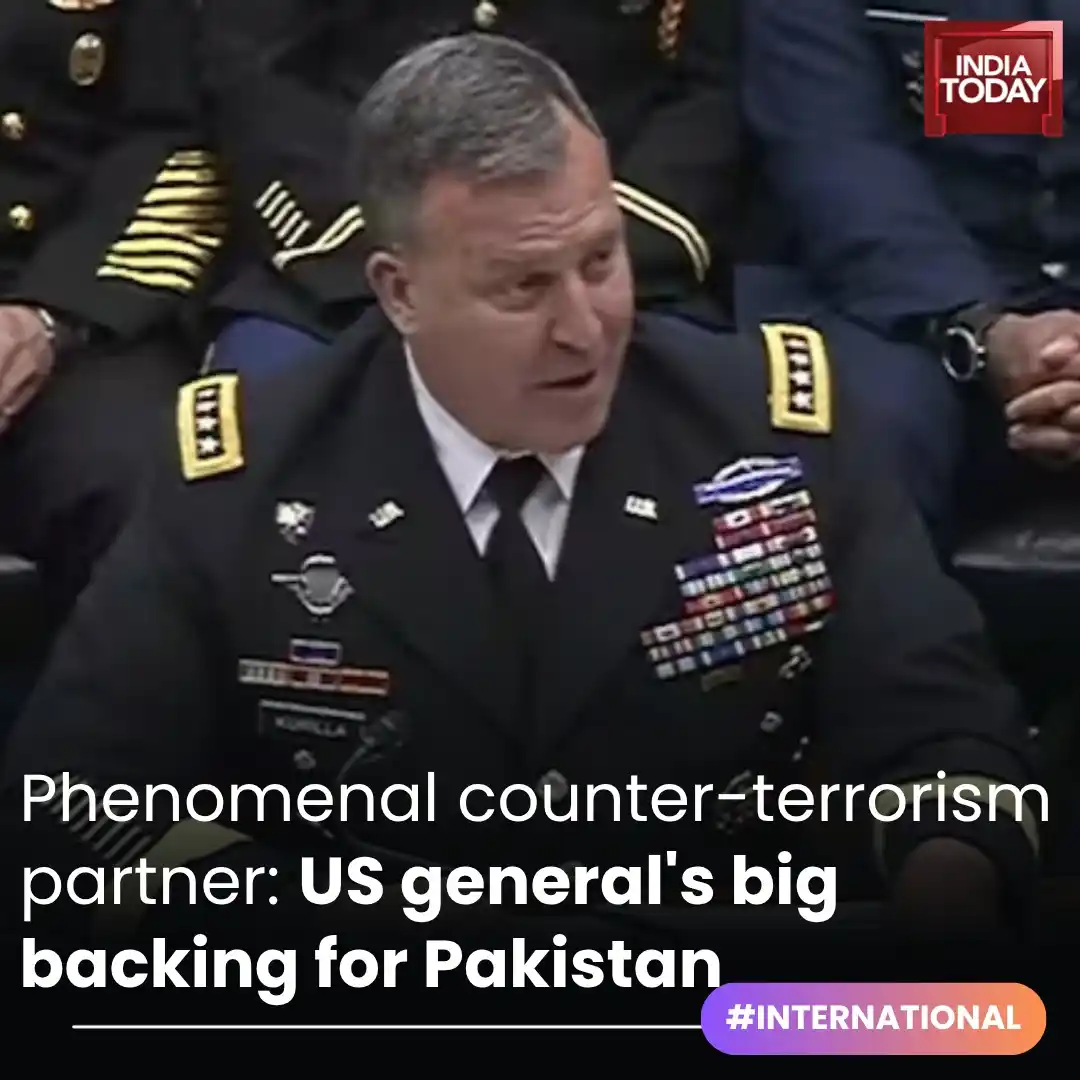 Image from India Today: *In Short:* ➡️ General Kurilla called Pakistan a key counterterrorism...