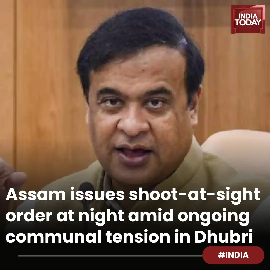 Image from India Today: *In Short:* ➡️ Issues shoot-at-sight order at night amid ongoing com...