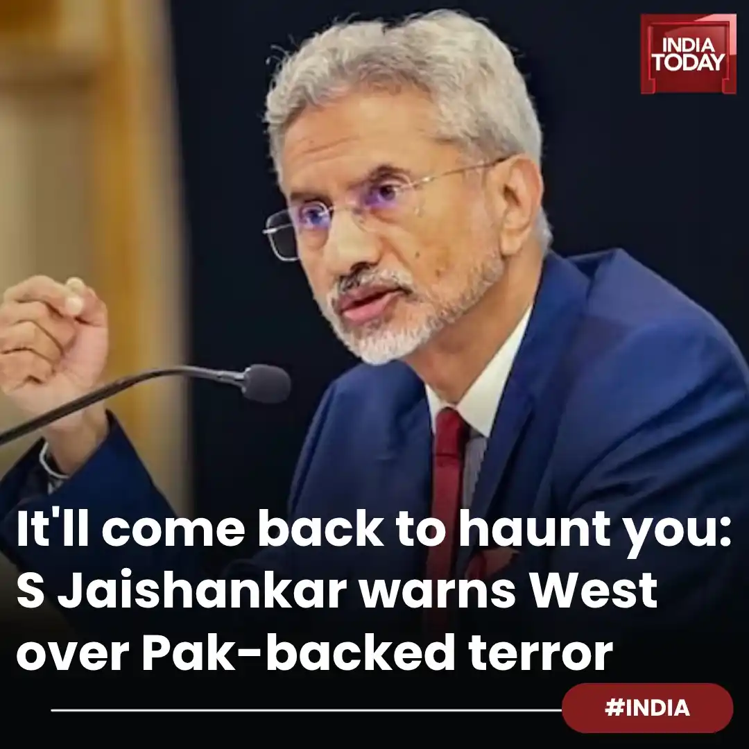 Image from India Today: *In Short:* ➡️ Jaishankar calls terrorism the core issue, not India-P...