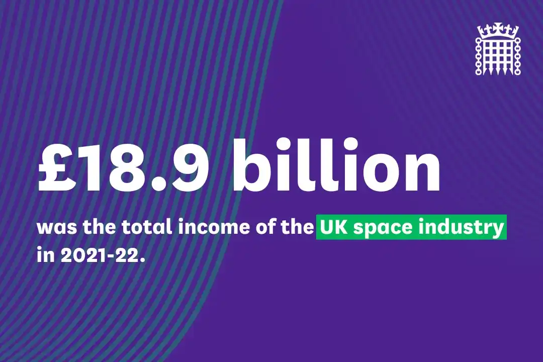 Image from Research in Parliament: In Westminster Hall, today starts with a debate on the *UK Space indus...