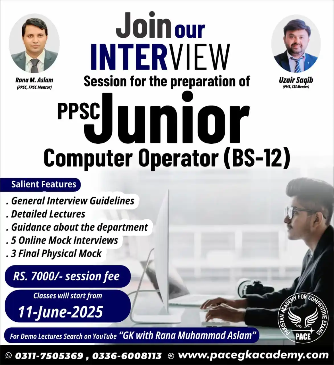 Image from info Pak organizations: *Join Our Exclusive Interview Preparation Session with Rana M. Aslam!*...