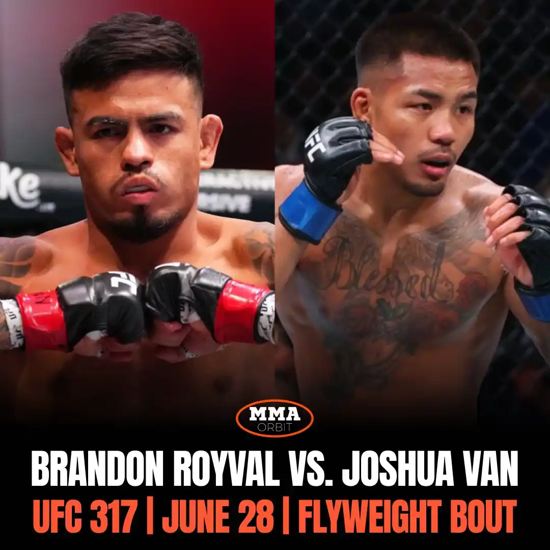 Image from MMA Orbit: Joshua Van replaces Manel Kape, takes on Brandon Royval at <a class="t...
