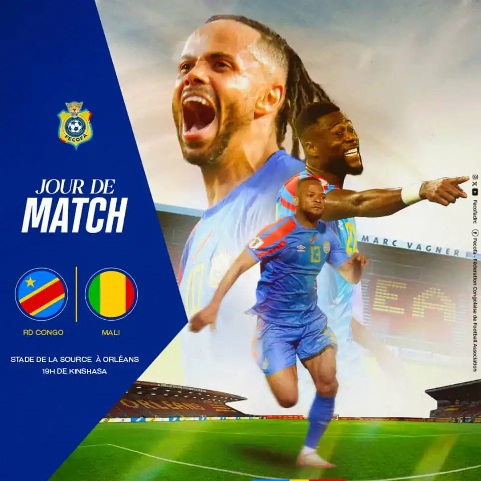 Image from FECOFA RDC_Officiel: ๐ฅ ๐๐ข๐จ๐ฅ ๐๐ ๐ ๐๐ง๐๐ ๐ฅ ๐จ๐ฉ ๐๐ ๐๐จ๐ง๐ ๐จ ๐ Mali ๐ฒ๐ฑ ๐ A...