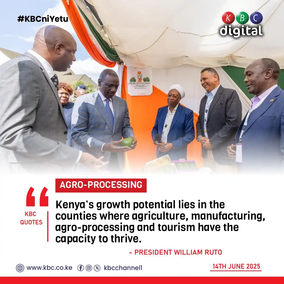 Image from KBC Digital: Kenya’s growth potential lies in the counties where agriculture, manuf...