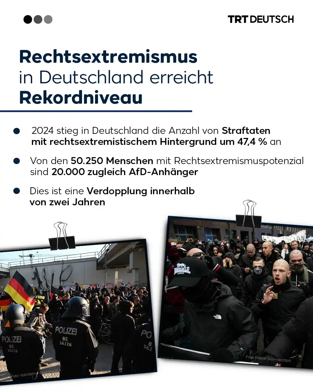 Image from TRT Deutsch: Laut dem Bericht für das Jahr 2024 hat das Bundesamt für Verfassungssc...