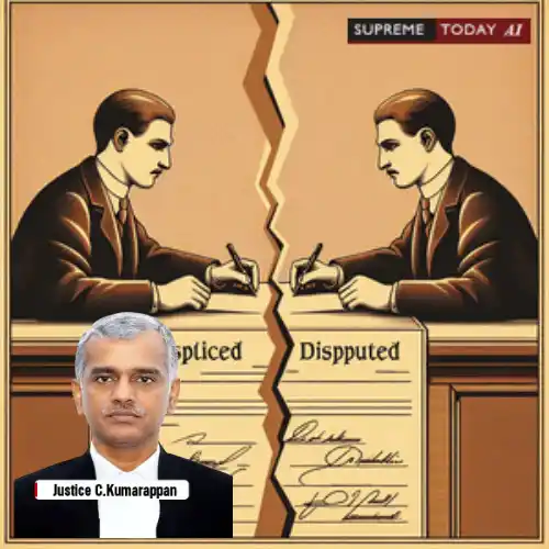 Image from Supreme Today AI: Madras HC Division Bench Delivers Split Verdict on Probing Signature F...