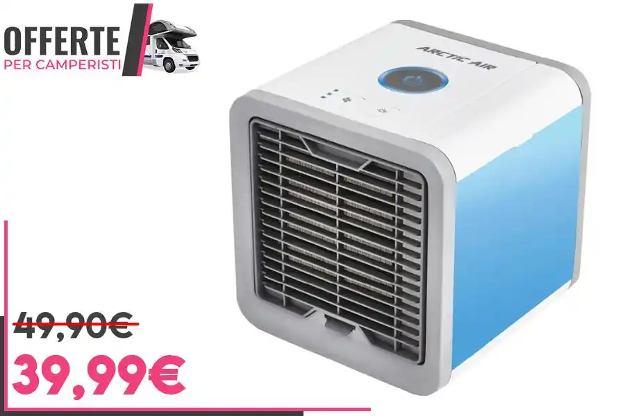 Image from OFFERTE per CAMPERISTI: *MediaShop Raffreddatore d'aria Livington Arctic Air in formato cubo* ...