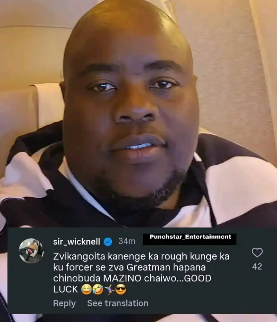 Image from Punchstar Entertainment Media: NEWS >>>>>Multimillionaire Sir Wicknell responds to musician Greatman....