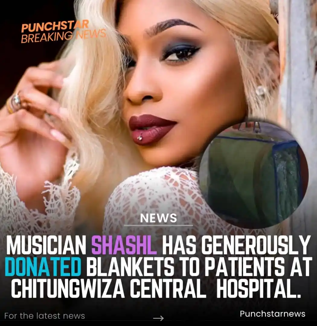 Image from Punchstar Entertainment Media: NEWS>>>Musician Shashl has generously donated blankets to patients at ...