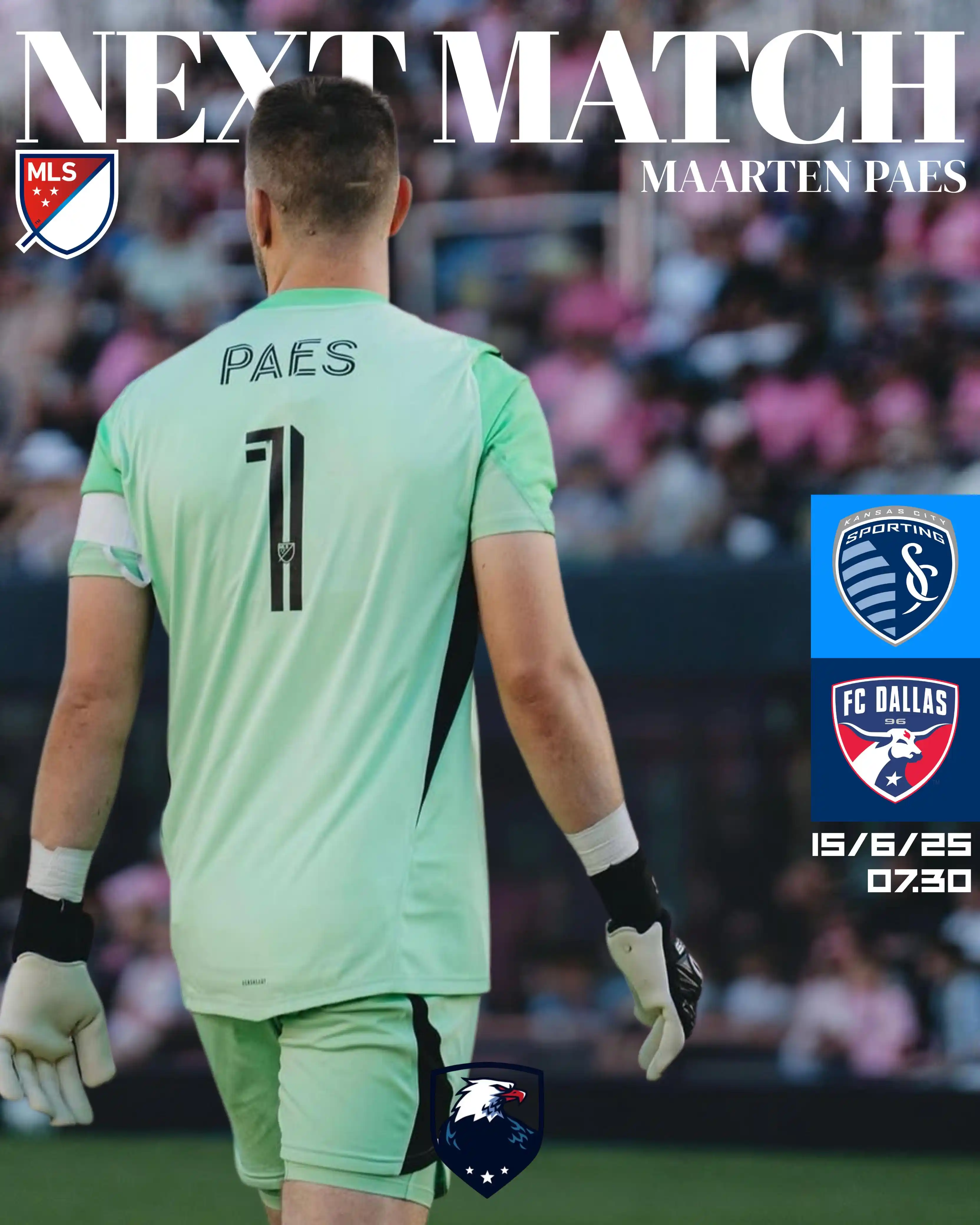 Image from ZONA ABROAD ID 🇮🇩: 🚨NEXT MATCH - Maarten Paes 🇺🇸Major League Soccer🇺🇸 ⚽️Sporting KC...